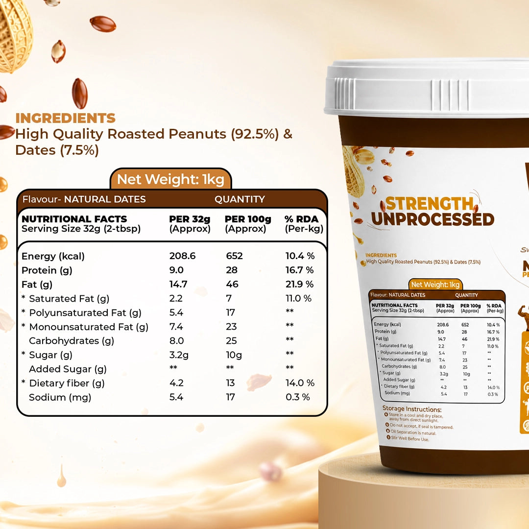 Natural Dates Peanut Butter