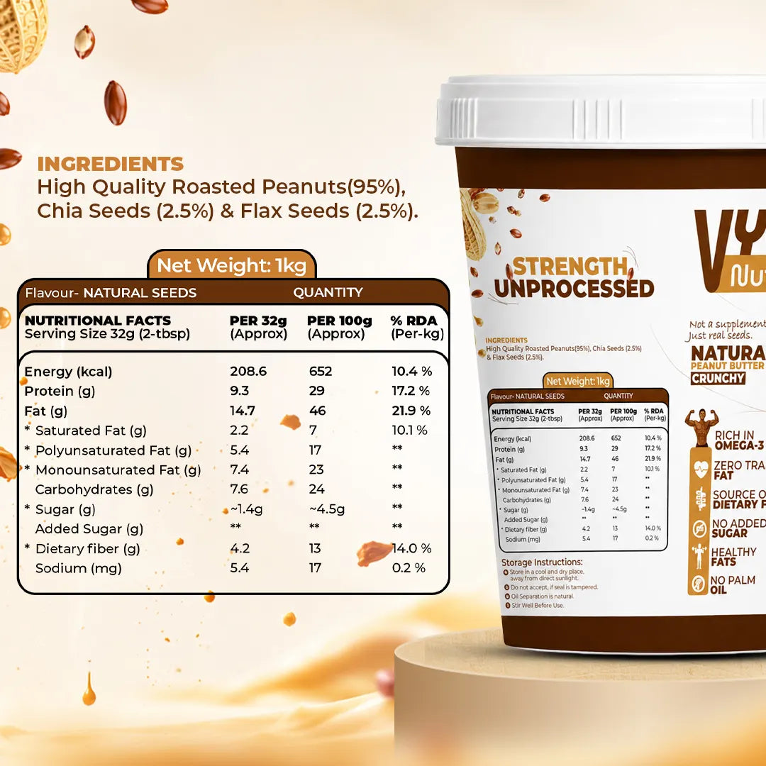 Natural Seeds Peanut Butter